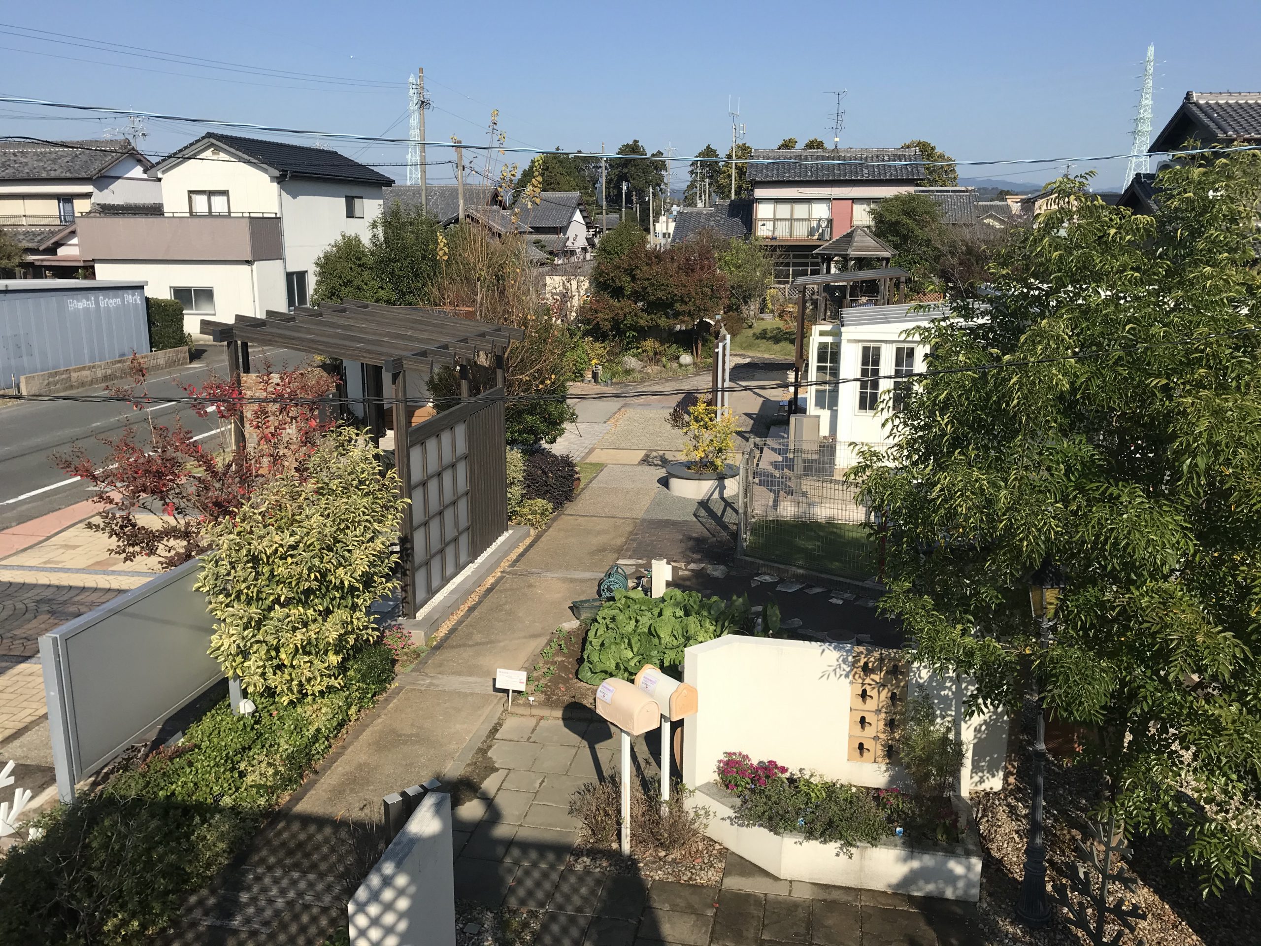 庭の展示場